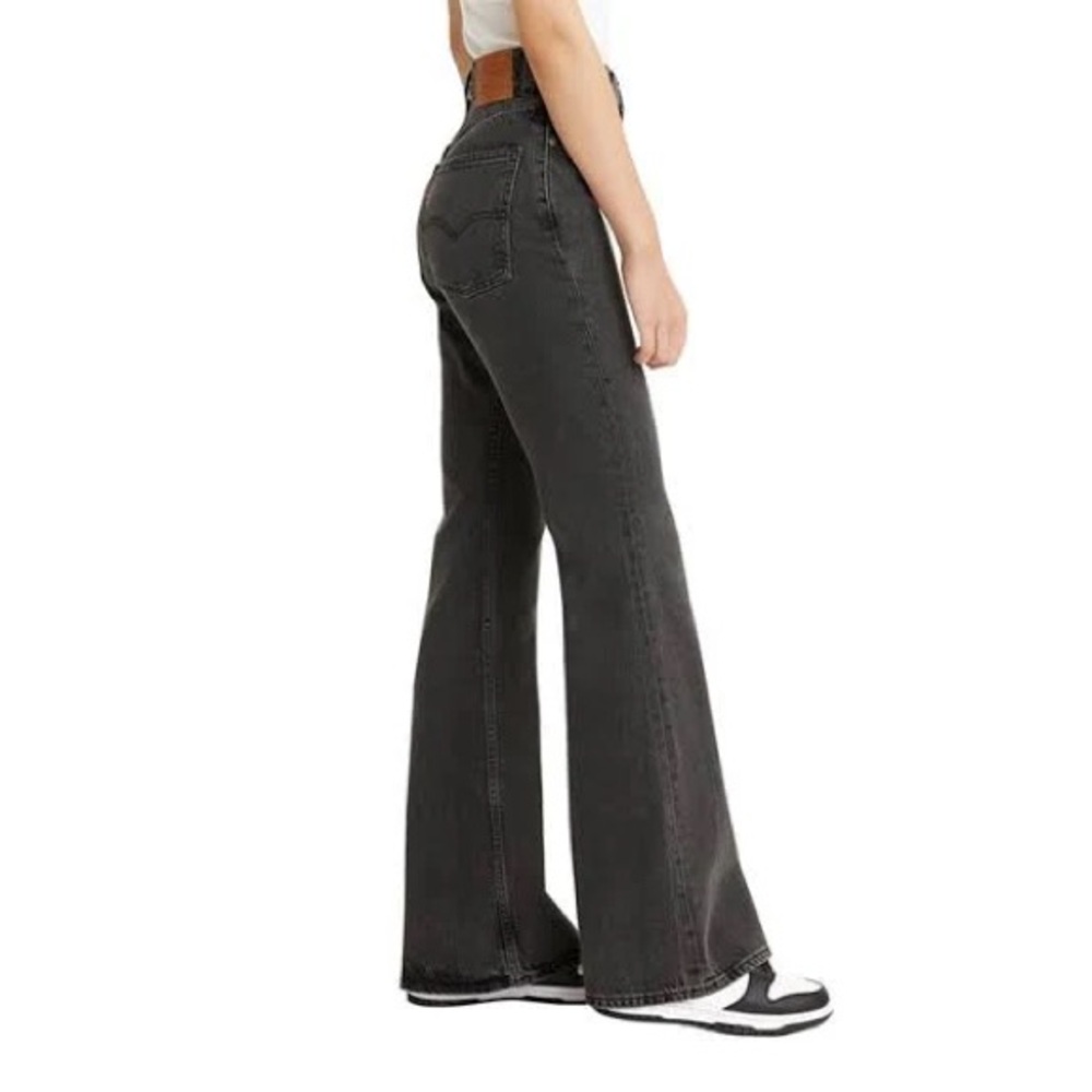 NWT Levi’s 70s High Flare Black Jeans - Picture 2 of 12